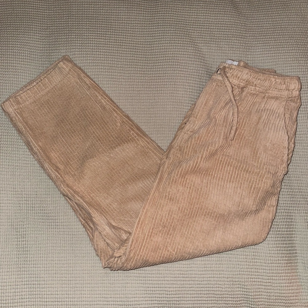 Kyle - Tan Jumbo Corduroy Trousers Men’s Size 32